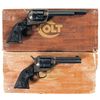 Image 1 : Two Boxed Colt Peacemaker Single Action Revolvers with Different Barrel Lengths