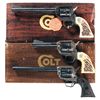 Image 1 : Collector's Lot of Three Colt Single Action Revolvers