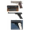 Image 1 : Three Semi-Automatic Pistols and a Boxed .22 LR Conversion Kit