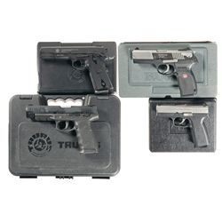 Four Semi-Automatic Pistols