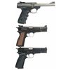 Image 2 : Three Cased Browning Semi-Automatic Pistols