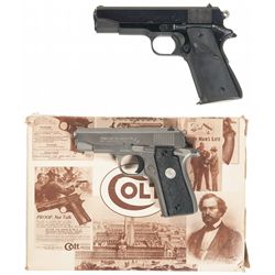 Two Colt Semi-Automatic Pistols