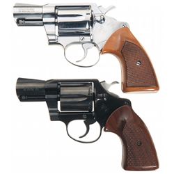 Two Colt Double Action Revolvers