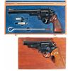 Image 1 : Two Cased Smith & Wesson Model 57 Target Double Action Revolvers