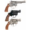Image 2 : Three Smith & Wesson Double Action Revolvers