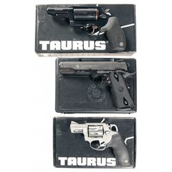 Three Taurus Handguns