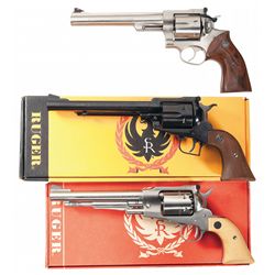 Three Ruger Revolvers