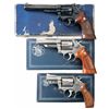 Image 1 : Three Boxed Smith & Wesson Double Action Revolvers
