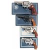 Image 1 : Collector's Lot of Four Smith & Wesson Double Action Revolvers with Original Boxes
