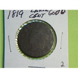 1819 LARGE CENT