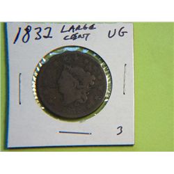 1832 LARGE CENT