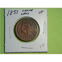 1851 LARGE CENT