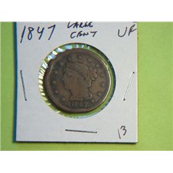 1847 LARGE CENT