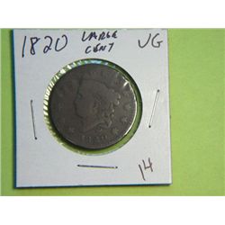 1820 LARGE CENT