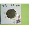 Image 1 : 1864 2 CENT COPPER