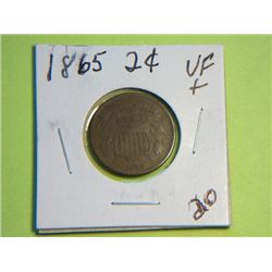 1865 2 CENT COPPER