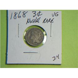 1868 3 CENT NICKEL