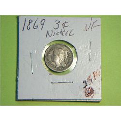 1869 3 CENT NICKEL
