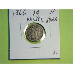 1866 3 CENT NICKEL