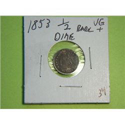1853 1/2 DIME