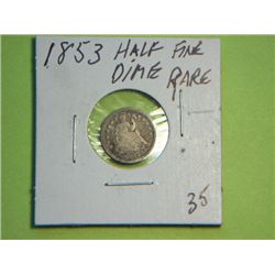 1853 1/2 DIME