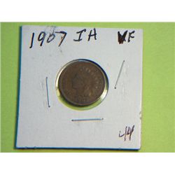 1907 INDIAN HEAD CENT