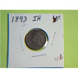 1893 INDIAN HEAD CENT
