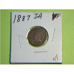 1887 INDIAN HEAD CENT