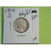 Image 1 : 1914 S  BUFFALO NICKEL