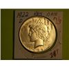 Image 1 : 1922 S PEACE DOLLAR