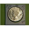 Image 1 : 1922 D PEACE DOLLAR