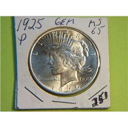 1925 P PEACE DOLLAR