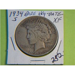 1934 S PEACE DOLLAR