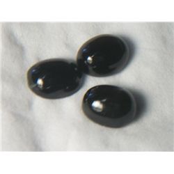(3) BLACK STAR CHROME DIOPSIDE (RARE)
