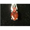 Image 1 : PLATNIUM OVERLAY SILVER MEXICAN FIRE PENDANT WITH CHAIN