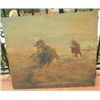 Image 5 : Original Oil on Canvas Vintage Painting