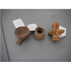 Three Precolumbian Pots