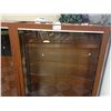 Image 2 : CHERRY GLASS FRONT DISPLAY CASE WITH HUTCH