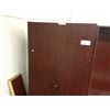 Image 1 : MAHOGANY 2 DOOR STORAGE CABINET