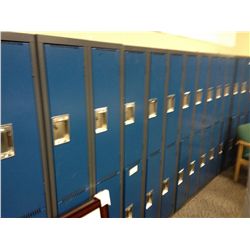 1 BANK DOUBLE LOCKER BLUE