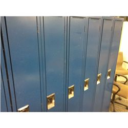 1 BANK SINGLE LOCKER BLUE