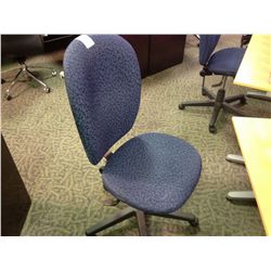 GLOBAL BLUE ERGONOMIC COMPUTER CHAIR