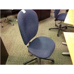 GLOBAL BLUE ERGONOMIC COMPUTER CHAIR