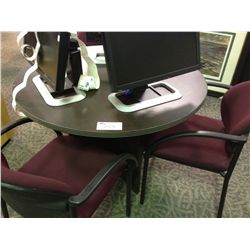 DARK WOOD CONFERENCE TABLE