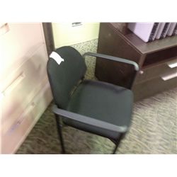 BLACK STACKING CHAIR