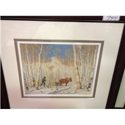 FRAMED LIMITED EDITION PRINT 15/1750