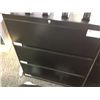 Image 1 : BLACK 3 DRAWER LATERAL FILE CABINET