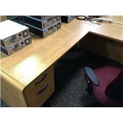 MAPLE L-SHAPE EXECUTIVE DESK