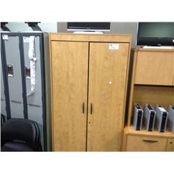 MAPLE 2 DOOR STORAGE CABINET