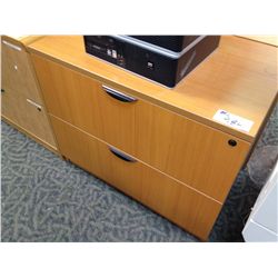 MAPLE 2 DRAWER LATERAL FILE CABINET